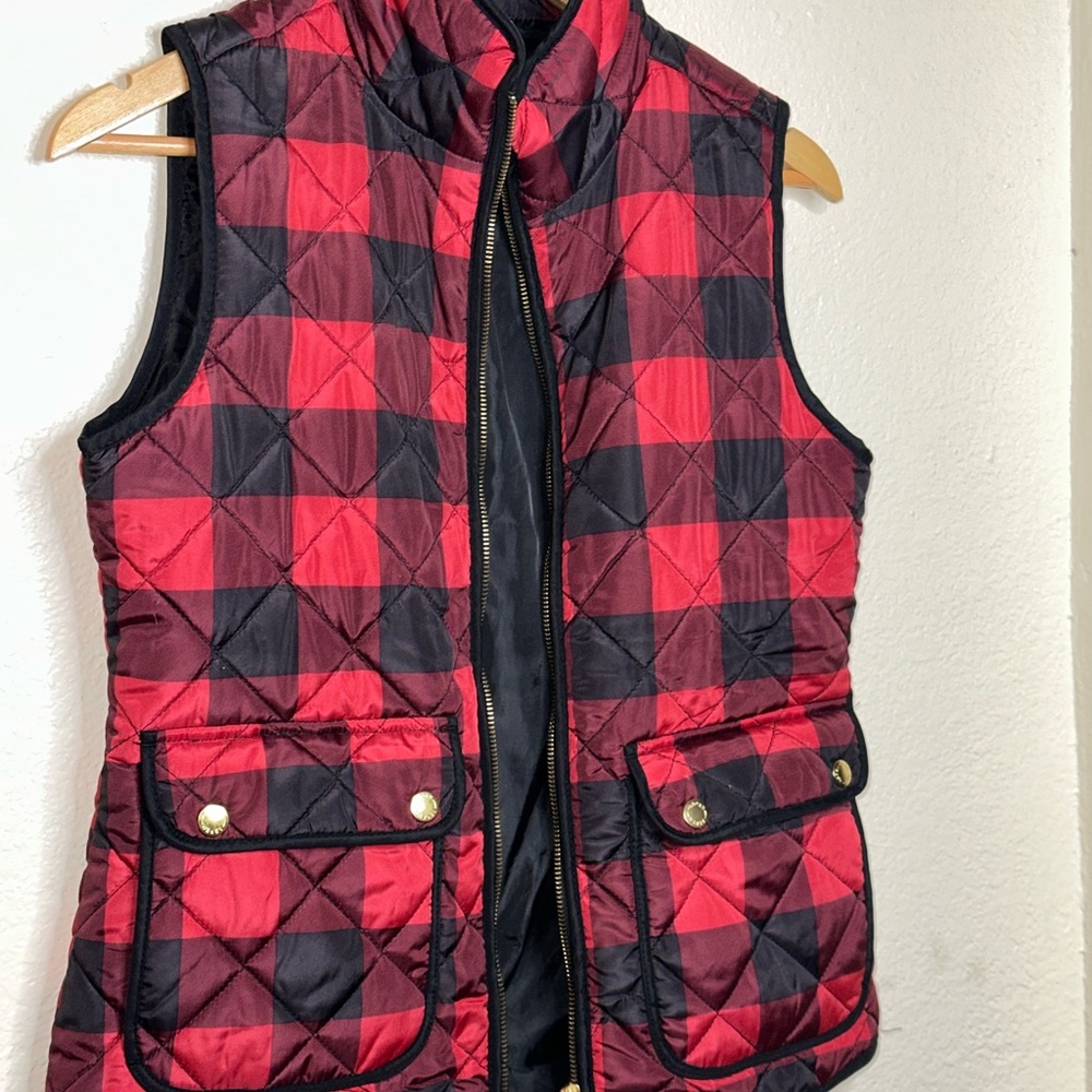 ASPEN Buffalo Plaid Puffer Vest